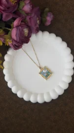 Anti tarnish chain with coloured 3d vintage Pendent - JWL001 - Image 7